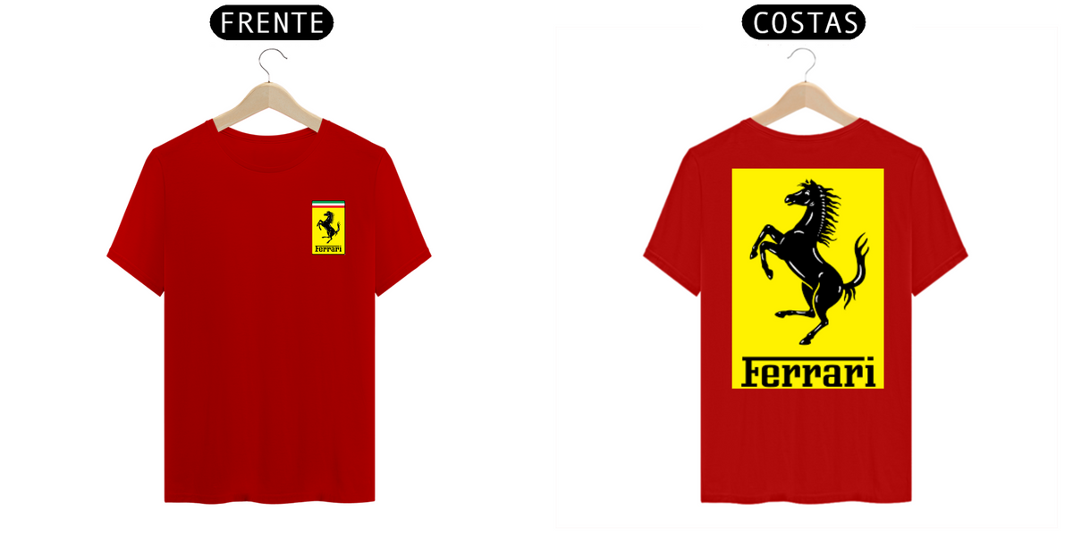 Nome do produto: Camiseta Ferrari