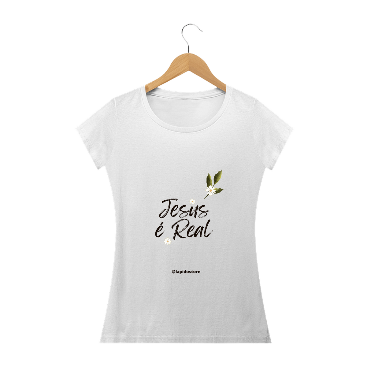 Nome do produto: Camiseta Fem. Jesus é real