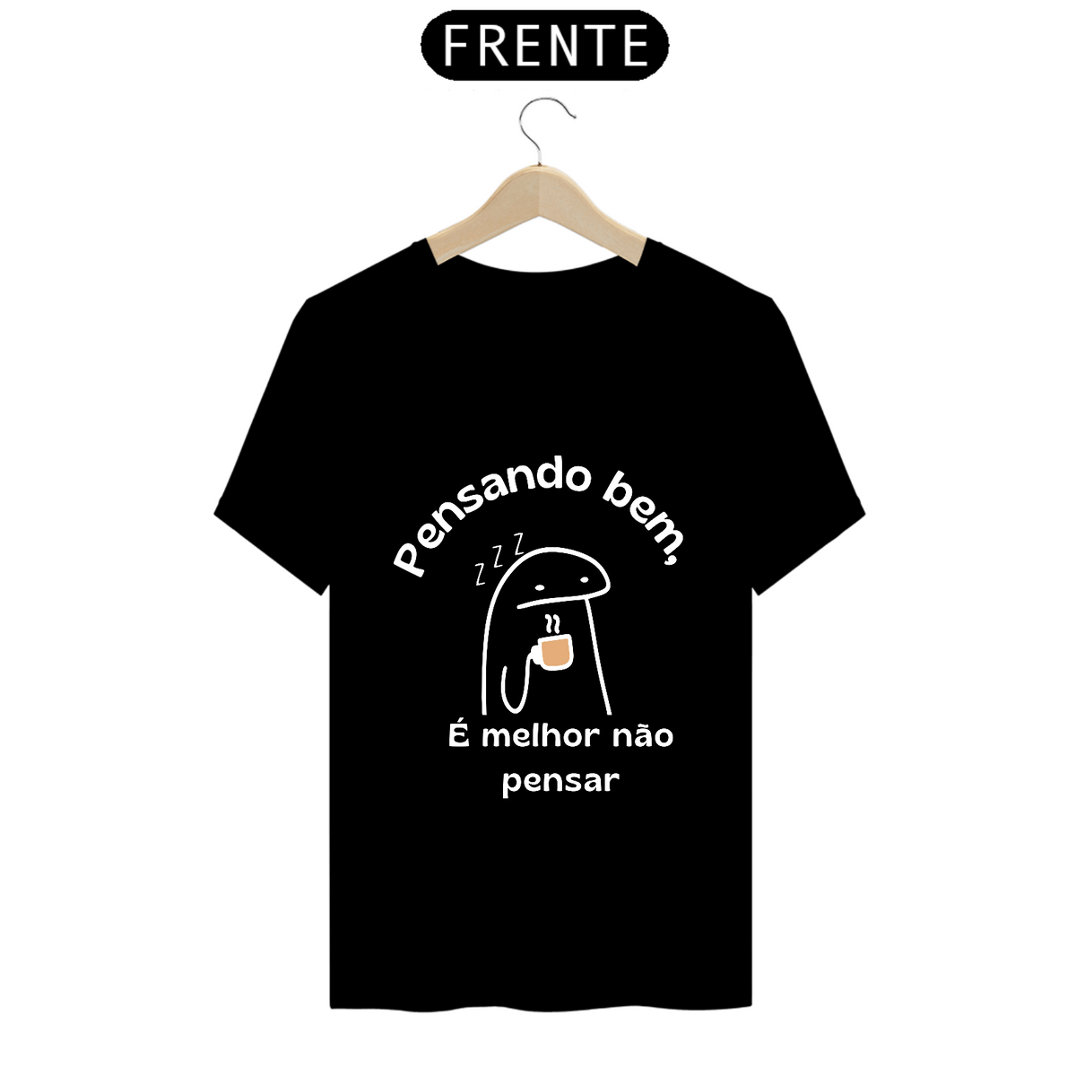 Nome do produto: CAMISETA FLORK PENSANDO BEM