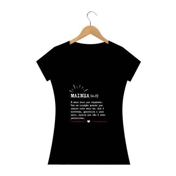 CAMISETA FEMININA MAINHA