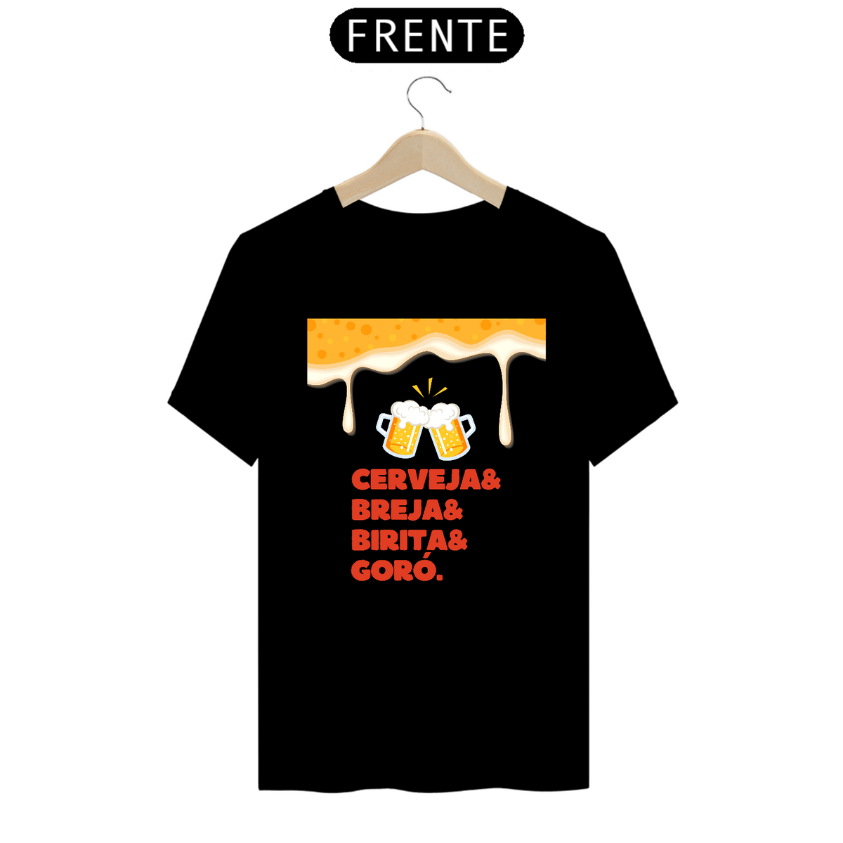 Nome do produto: CAMISETA BREJA E BIRITA