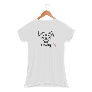 Nome do produtoBaby Look Dry Fit Sport Love Life Healthy branca