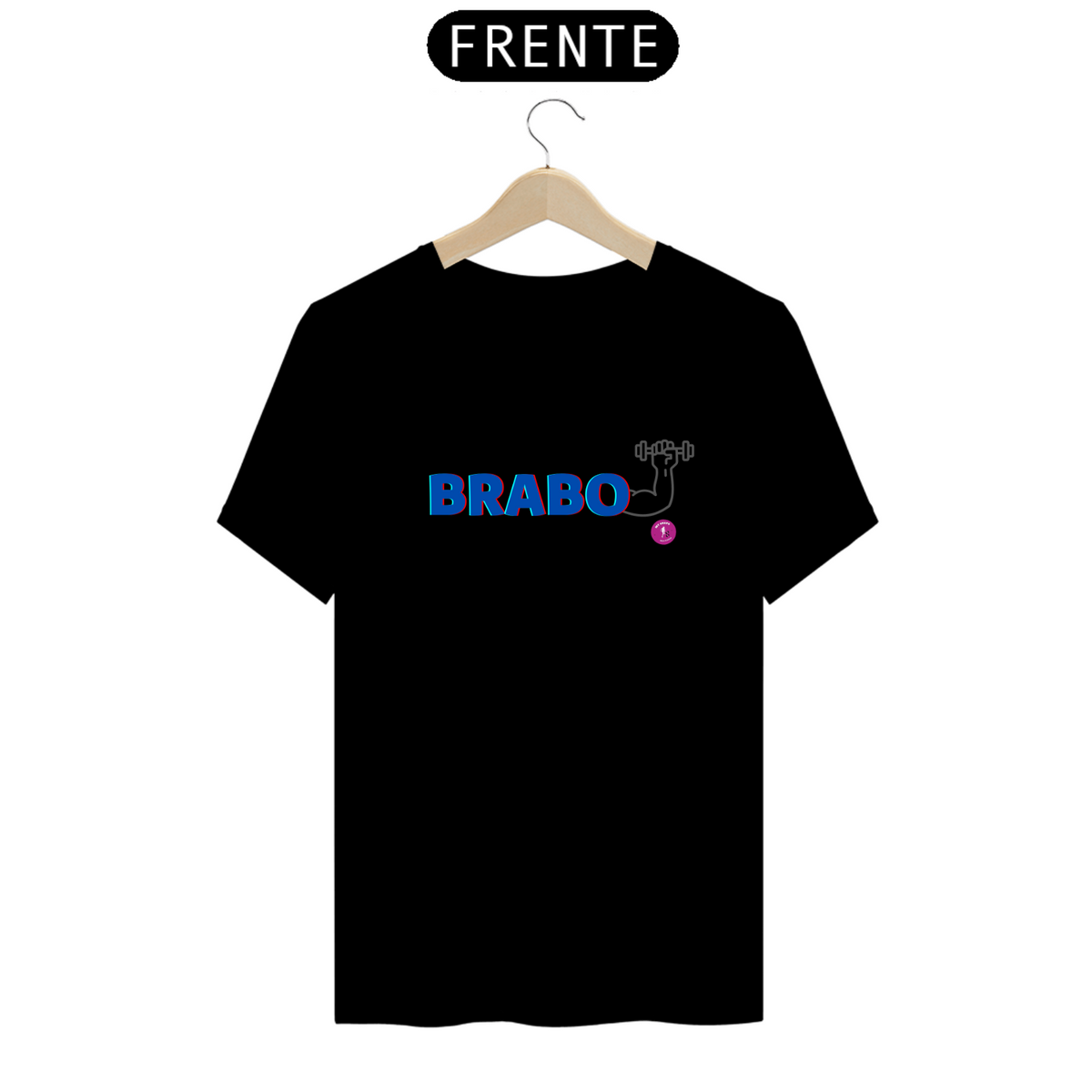 Nome do produto: T-shirt Algodão Masculina Brabo