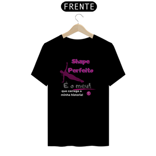 T-shirt Algodão Feminina Shape Perfeito preta ou marinho 