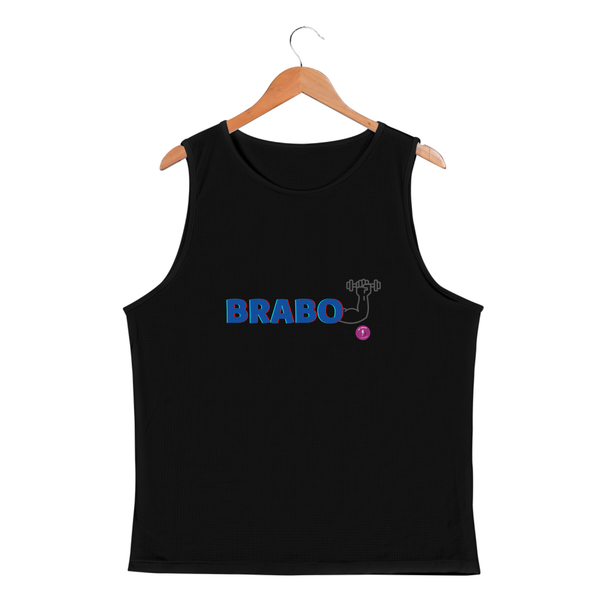 Nome do produto: Regata Masculina Dry Fit Sport Brabo