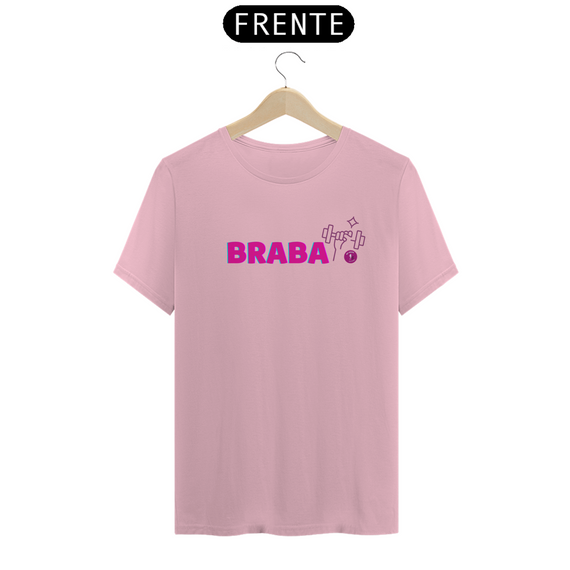 T-shirt Algodão feminina Braba