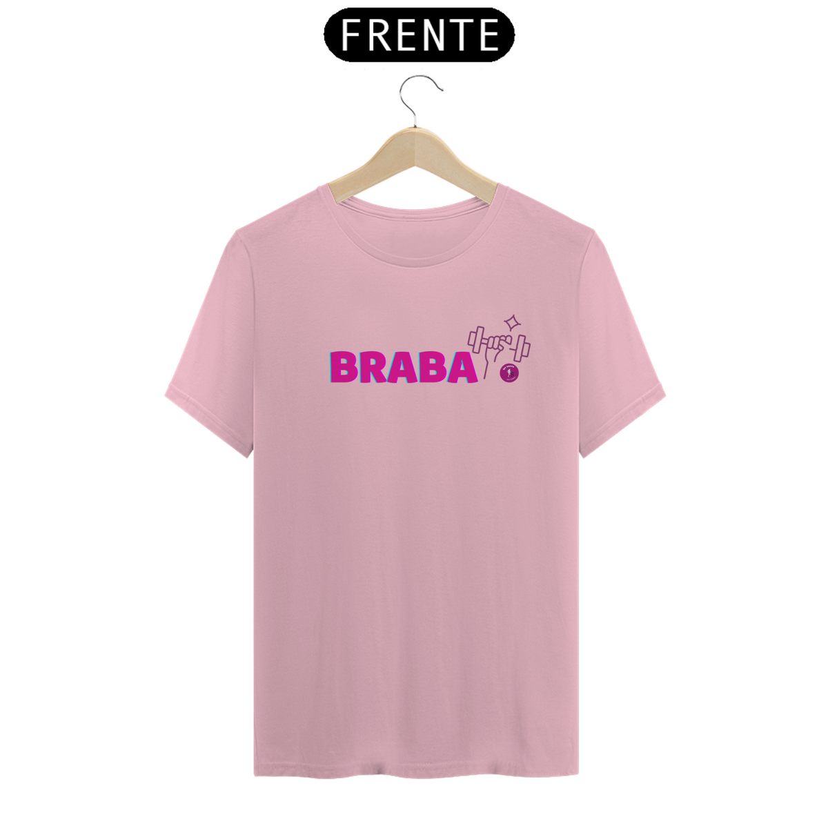 Nome do produto: T-shirt Algodão feminina Braba