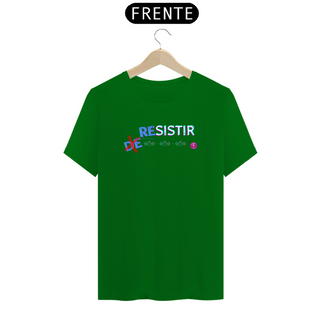 Nome do produtoT-shirt Algodão Unissex Resistir 