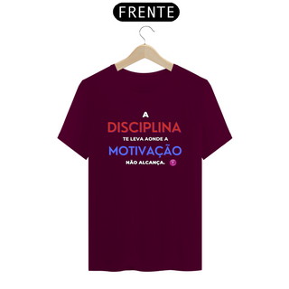 Nome do produtoT-shirt Algodão Unissex Disciplina 