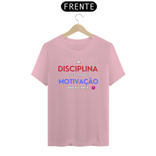 Nome do produtoT-shirt Algodão Unissex Disciplina 