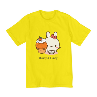 Nome do produtoBunny & Funny - Camiseta Infantil (10, 12 e 14 anos)