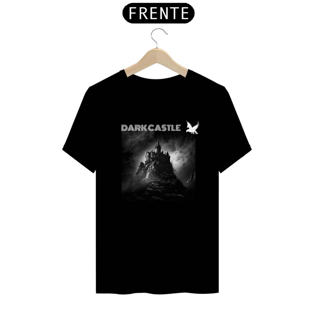 Nome do produto: Dark Castle - Camiseta - Todas as cores exceto Branco