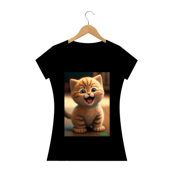 Camiseta TSDK - gatinho