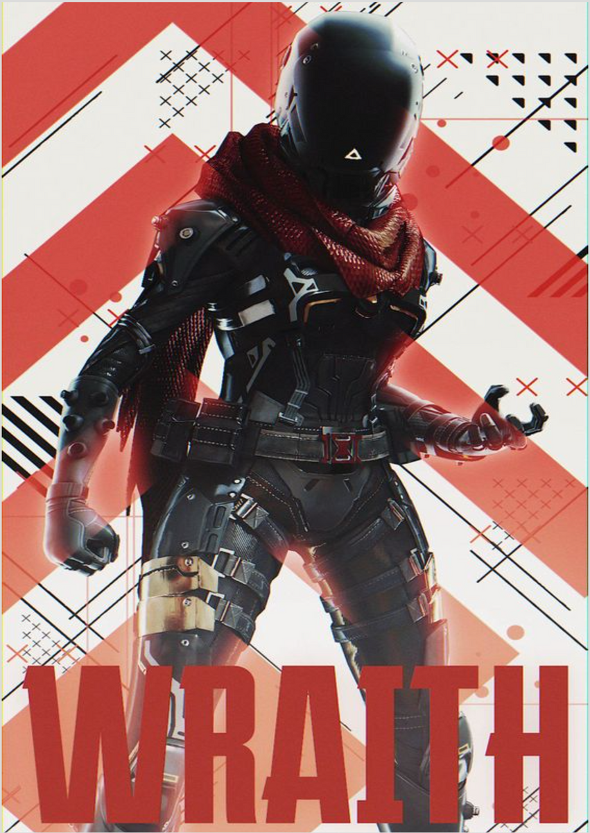 Nome do produto: Poster apex legends wraith main 