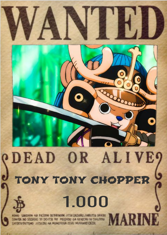 POSTER ONE PIECE TONY TONY CHOPPER