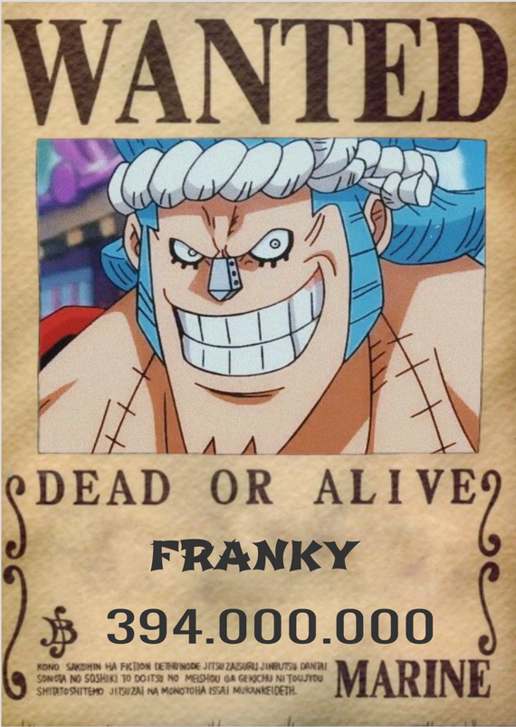POSTER ONE PIECE FRANKY