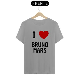 Nome do produtoCamiseta Unissex - Bruno Mars I Love Bruno Mars