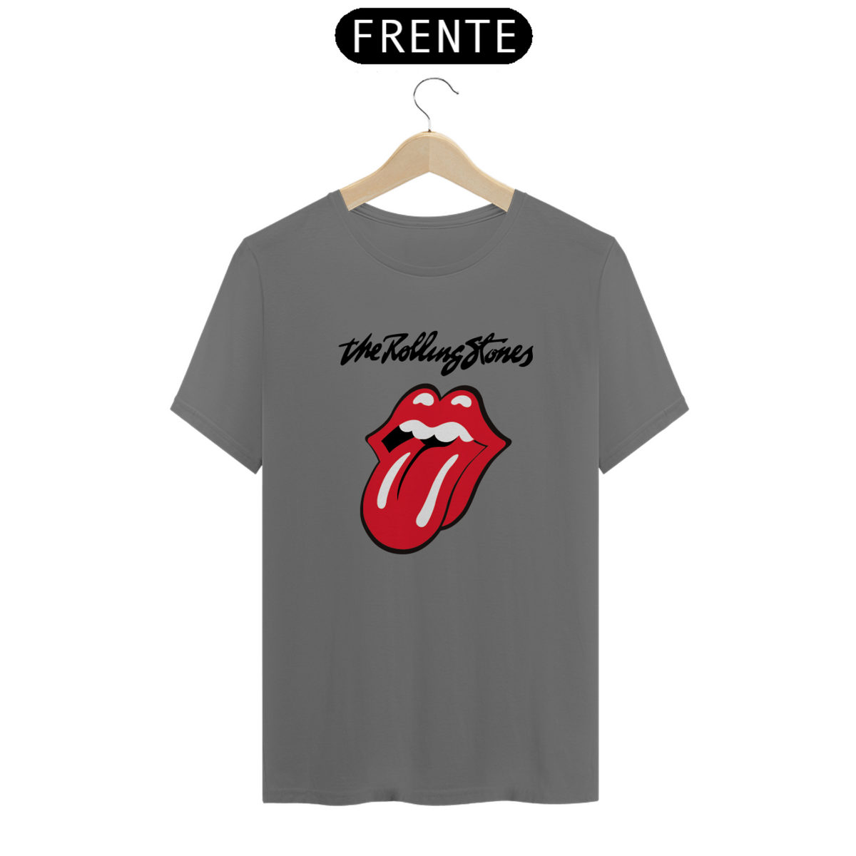 Nome do produto: Camiseta Unissex Estonada - The Rolling Stones 