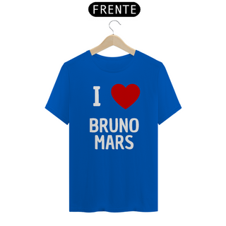 Nome do produtoCamiseta Unissex - Bruno Mars I Love Bruno Mars