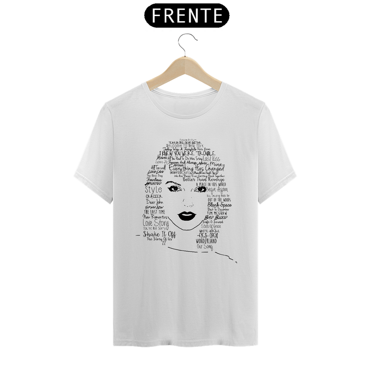 Nome do produto: Camiseta Unissex - Taylor Swift Sucessos 