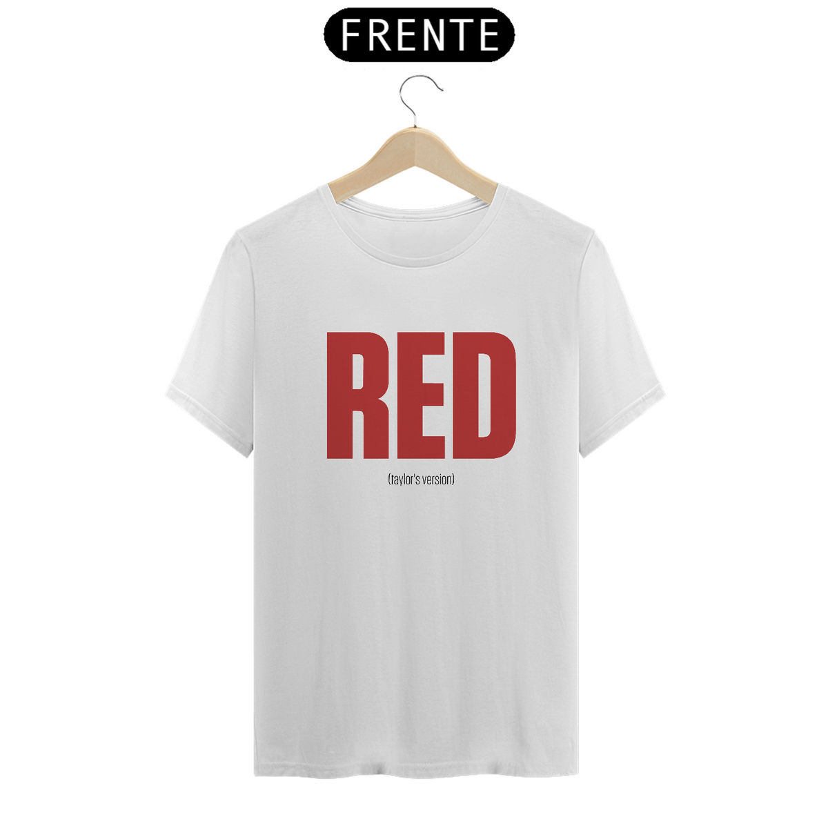 Nome do produto: Camiseta Unissex - Taylor Swift Red TV