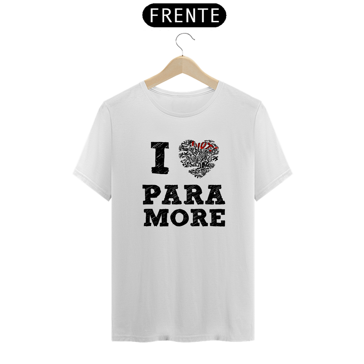 Nome do produto: Camiseta Unissex - Paramore I Love Paramore