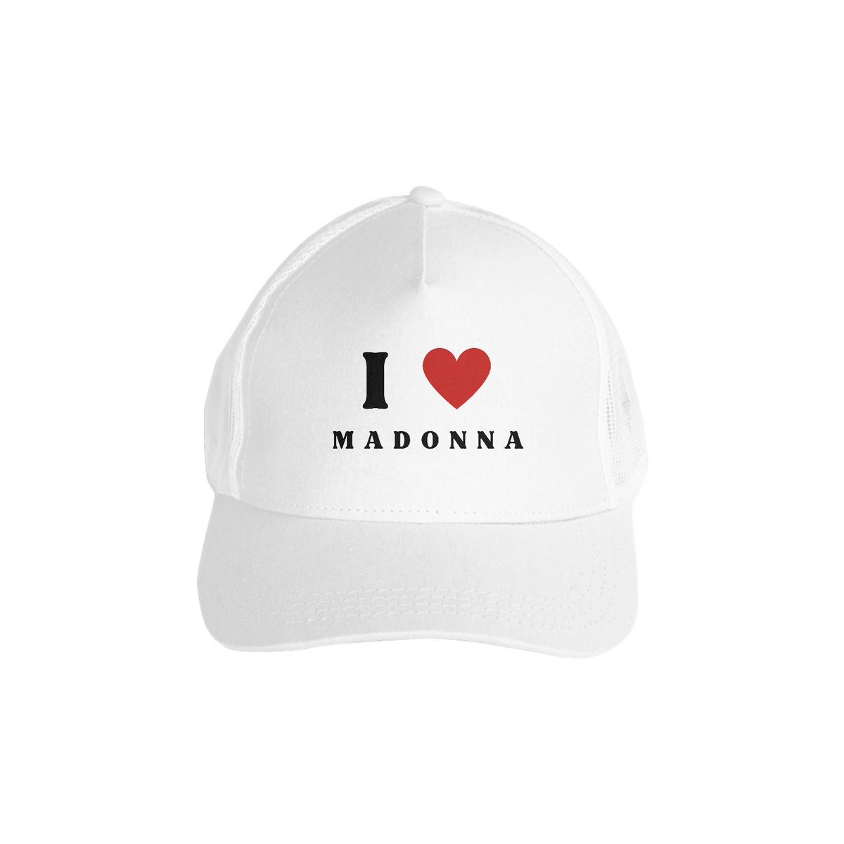 Nome do produto: Boné com tela - I Love Madonna