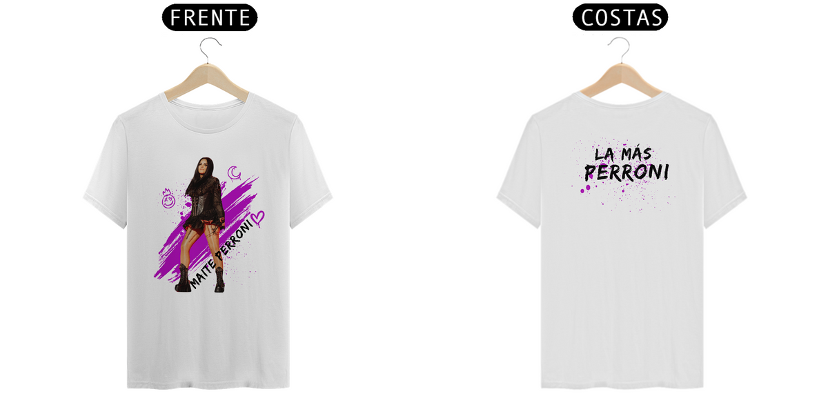 Nome do produto: Camiseta Unissex - RBD Maite La Más Perroni