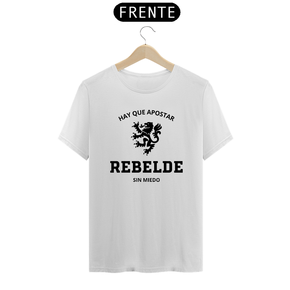 Nome do produto: Camiseta Unissex - RBD Hay Que Apostar Sin Miedo