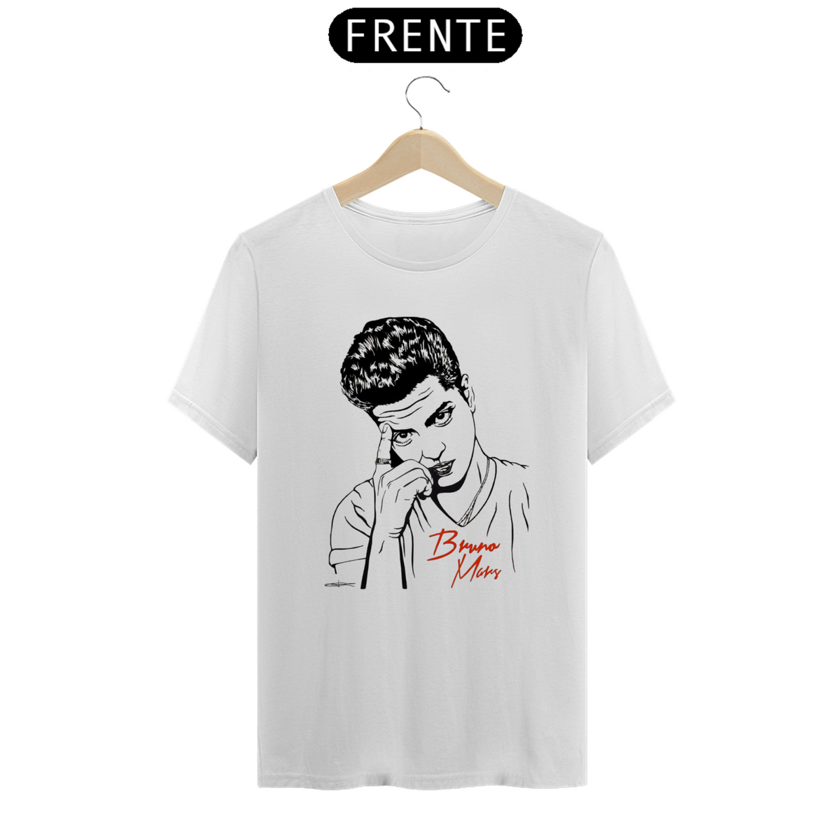 Nome do produto: Camiseta Unissex - Bruno Mars