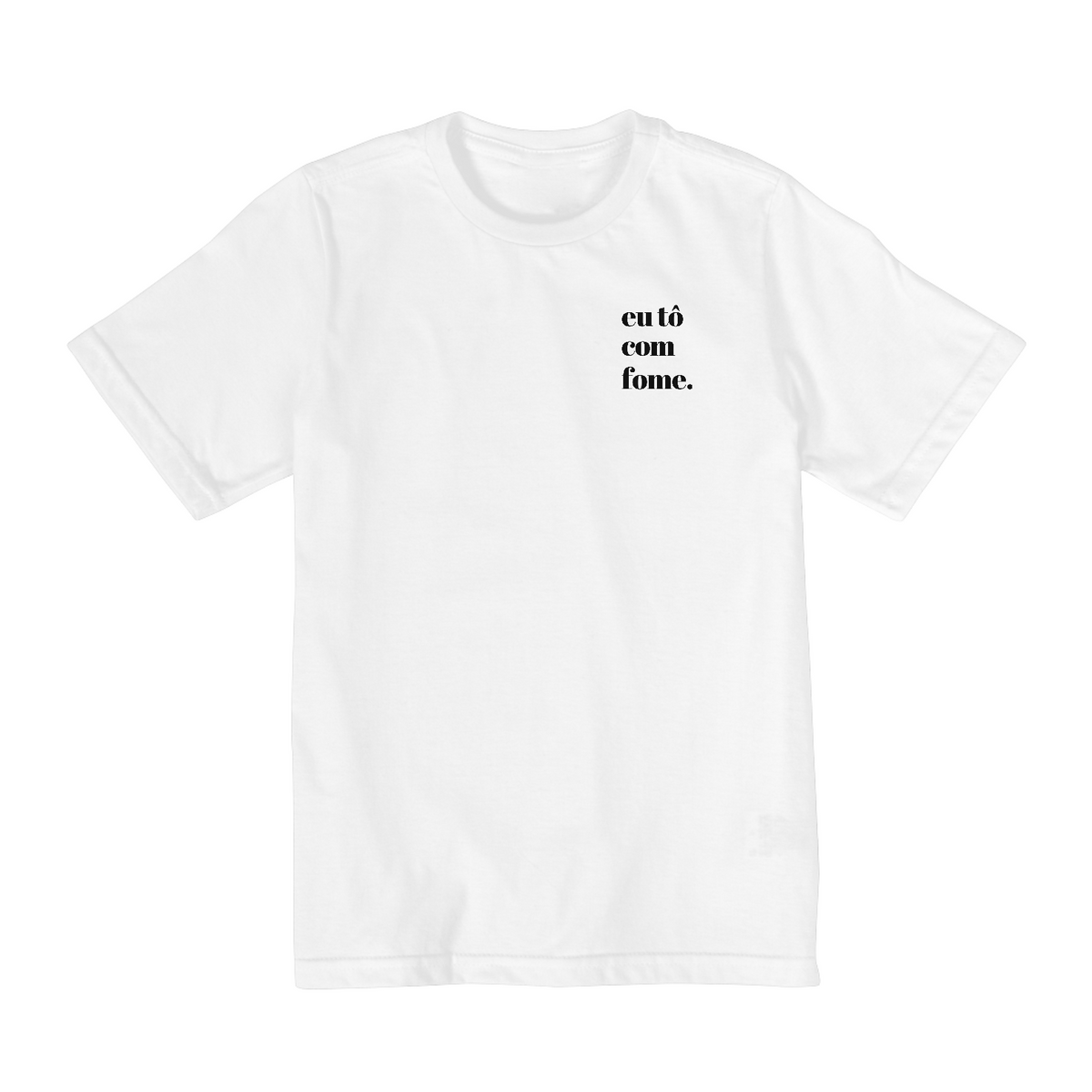 Nome do produto: Camiseta Infantil 2 a 8 - JUNIOR fome 