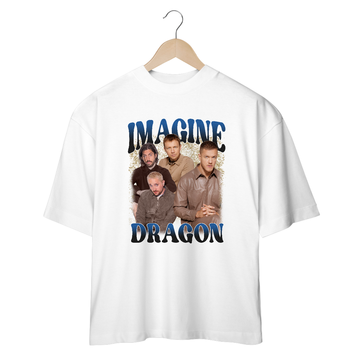 Nome do produto: Camiseta Oversized - Imagine Dragons