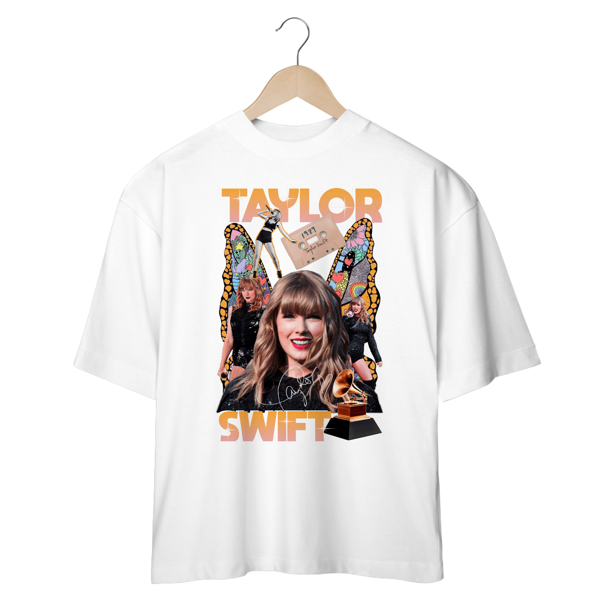 Nome do produto: Camiseta Oversized - Taylor Swift