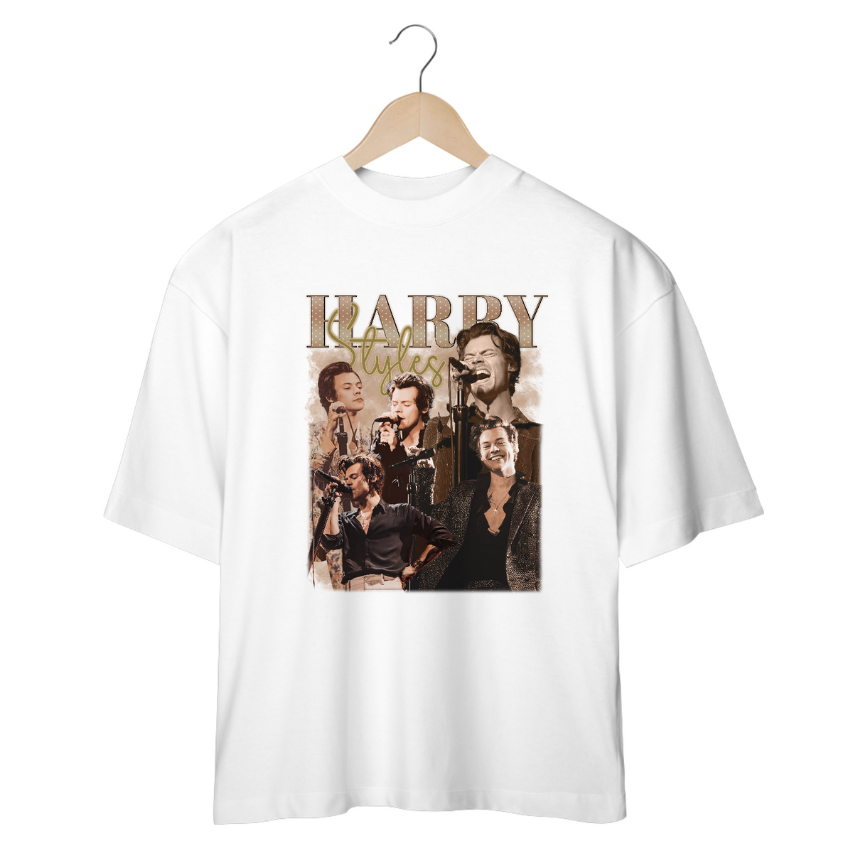 Nome do produto: Camiseta Oversized - Harry Styles