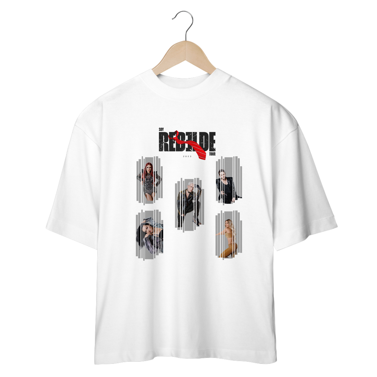 Nome do produto: Camiseta Oversized - RBD Blocos