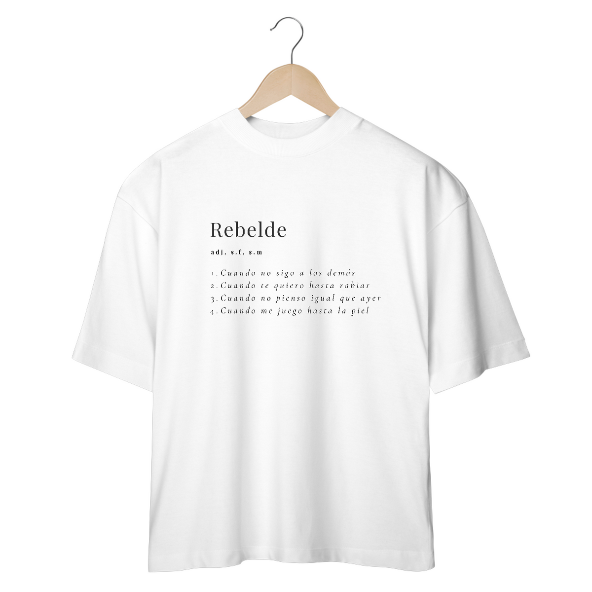 Nome do produto: Camiseta Oversized - RBD Significado Rebelde