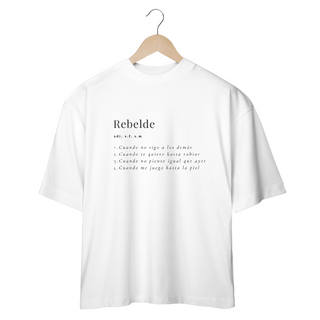 Nome do produtoCamiseta Oversized - RBD Significado Rebelde