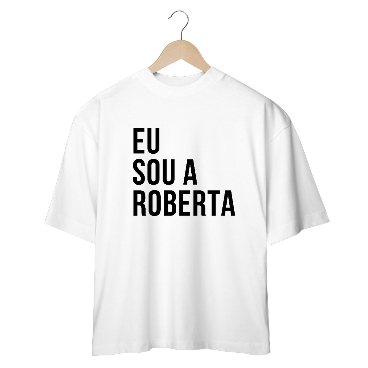 Nome do produto: Camiseta Oversized - RBD Eu sou a Roberta