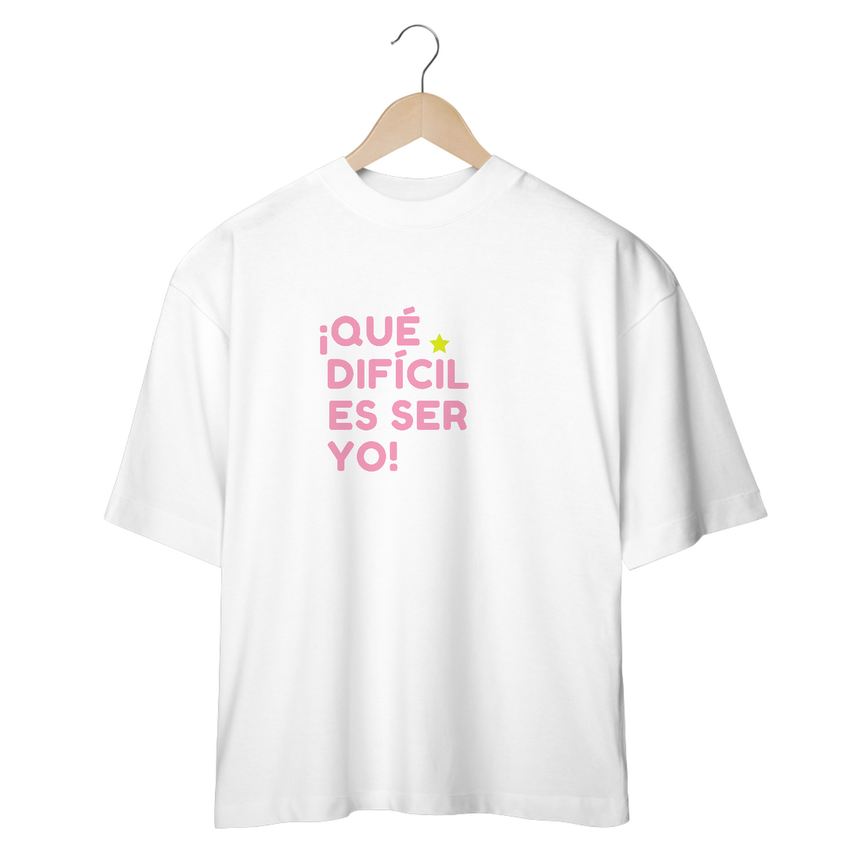 Nome do produto: Camiseta Oversized - RBD ¡Que difícil es ser yo! ★