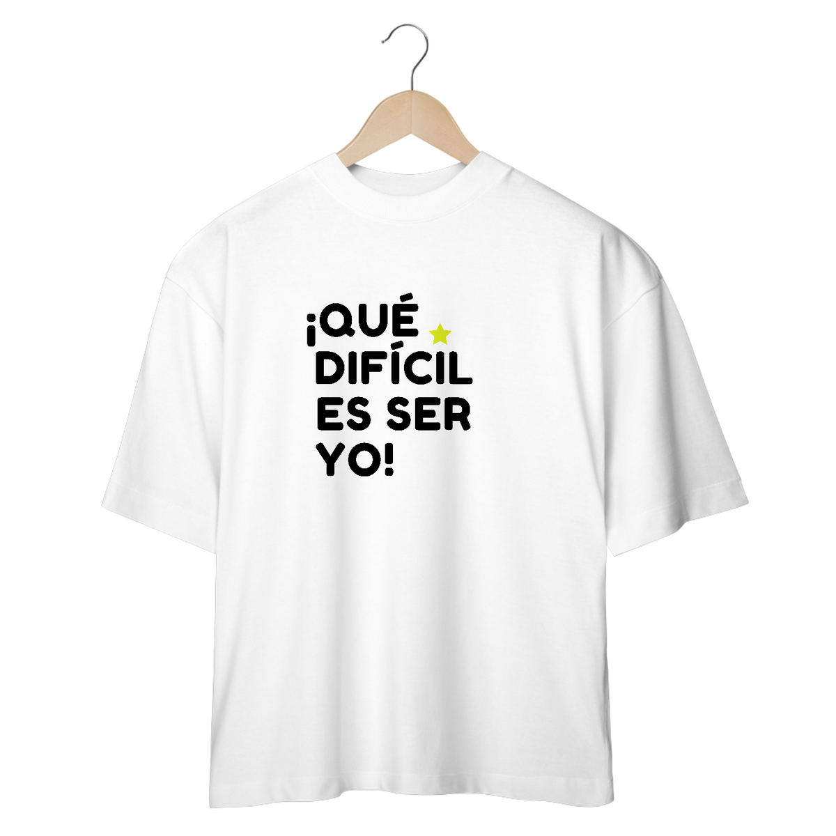 Nome do produto: Camiseta Oversized - RBD ¡Que difícil es ser yo! ★