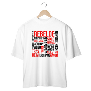 Camiseta Oversized - RBD Maiores Sucessos