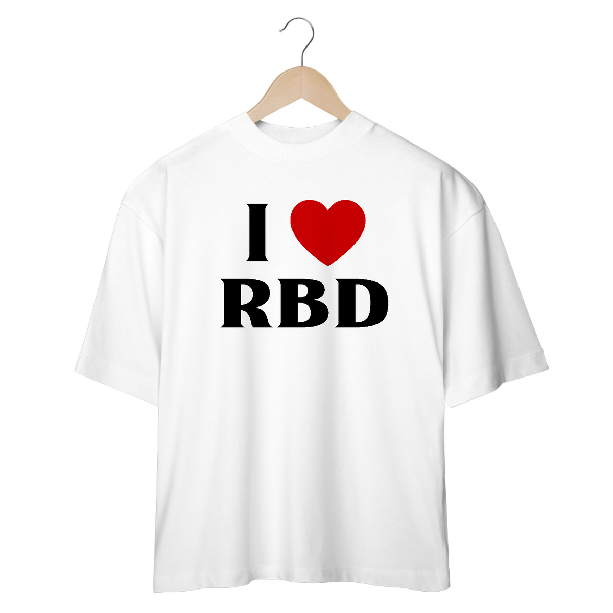 Nome do produto: Camiseta Oversized - RBD I Love RBD 