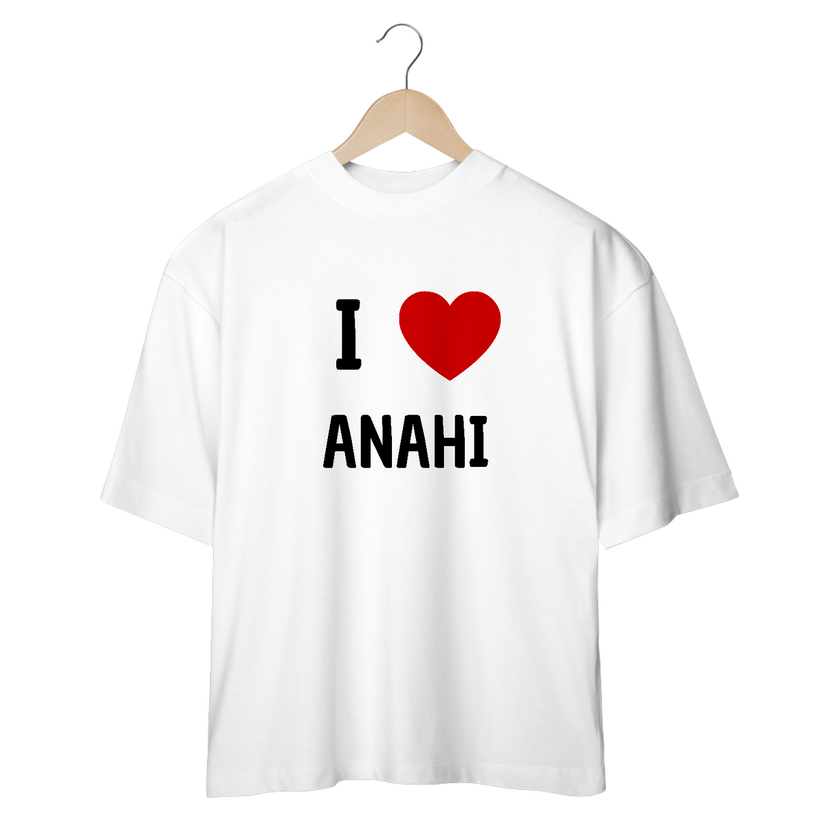 Nome do produto: Camiseta Oversized - RBD I Love Anahí