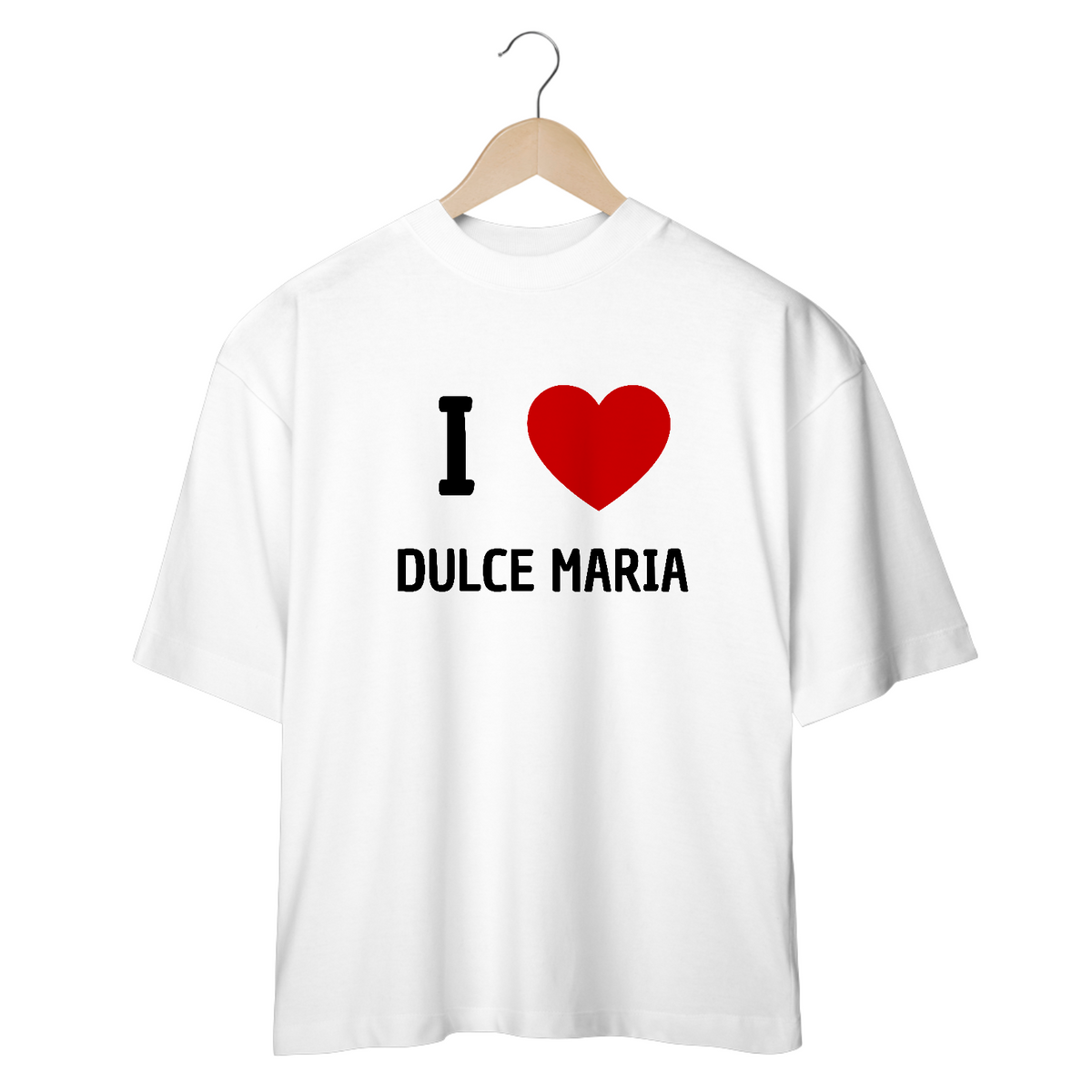 Nome do produto: Camiseta Oversized - RBD I Love Dulce Maria