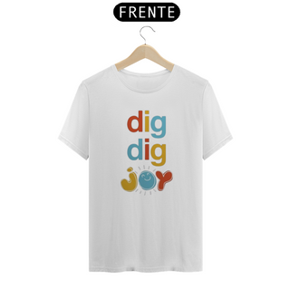 Nome do produtoCamiseta Unissex - Sandy & Junior Dig Dig Joy