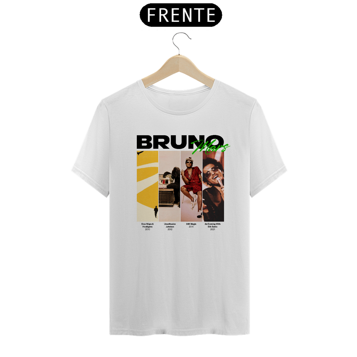 Nome do produto: Camiseta Bruno Mars