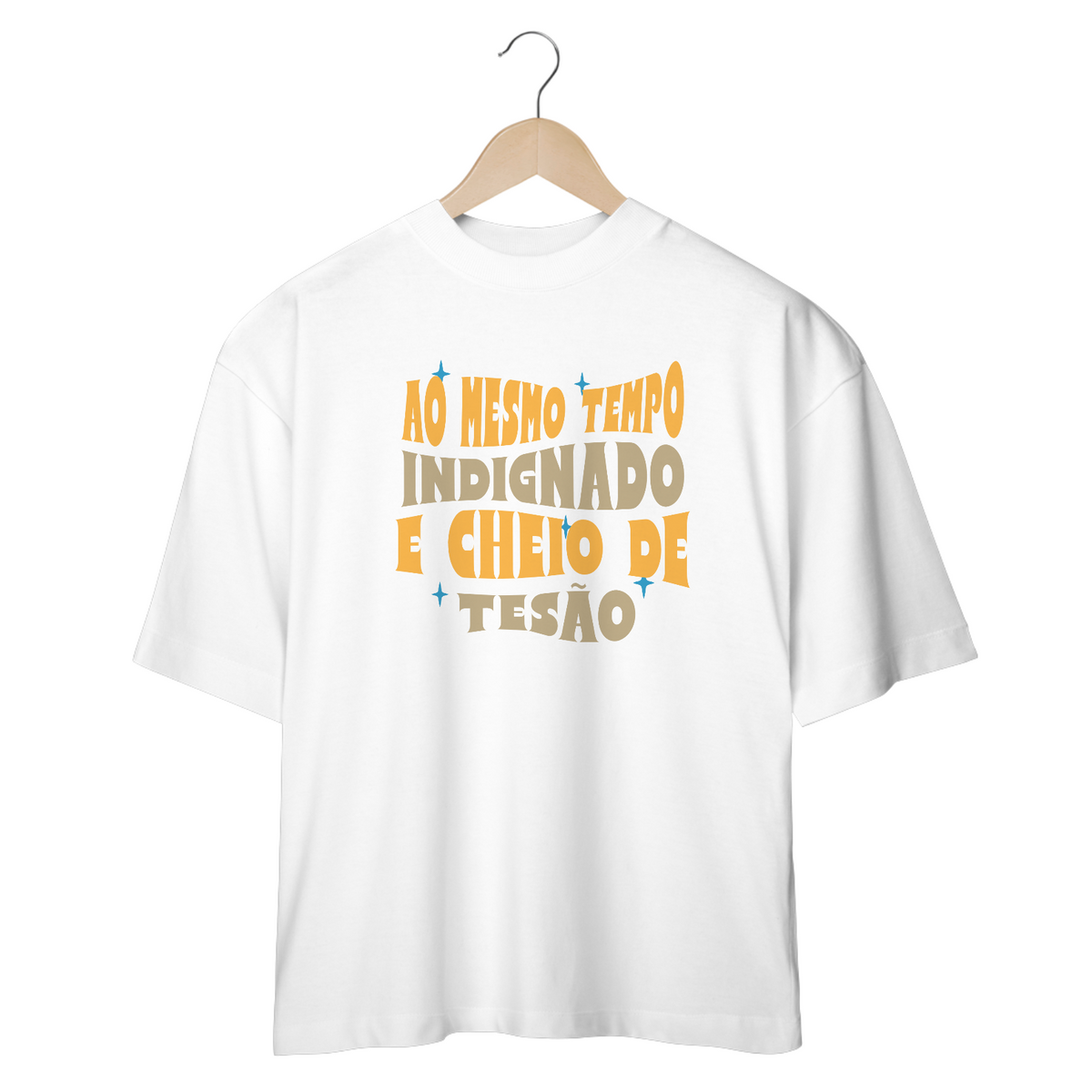 Nome do produto: CAMISETA OVERSIZED JUNIOR ABSTINÊNCIA