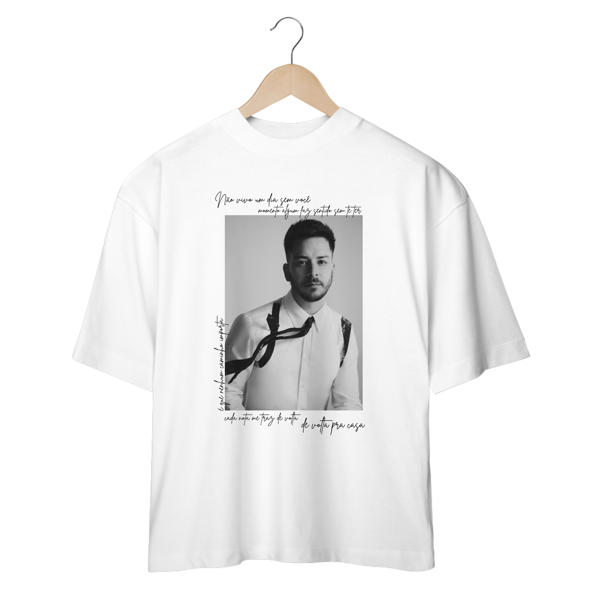 Nome do produto: CAMISETA OVERSIZED JUNIOR FOTO DE VOLTA PRA CASA