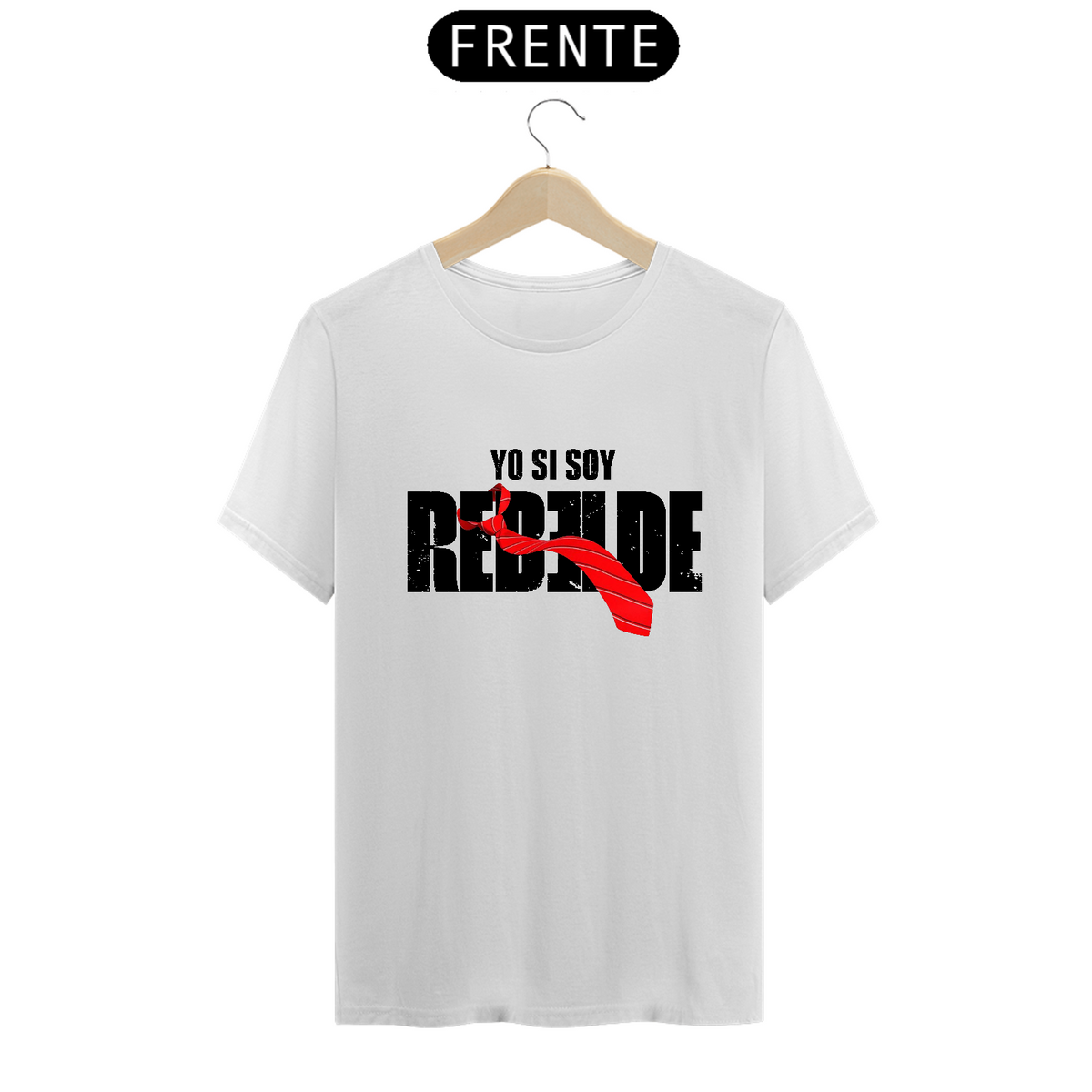Nome do produto: Camiseta Unissex - Yo Si Soy Rebelde  •◡•