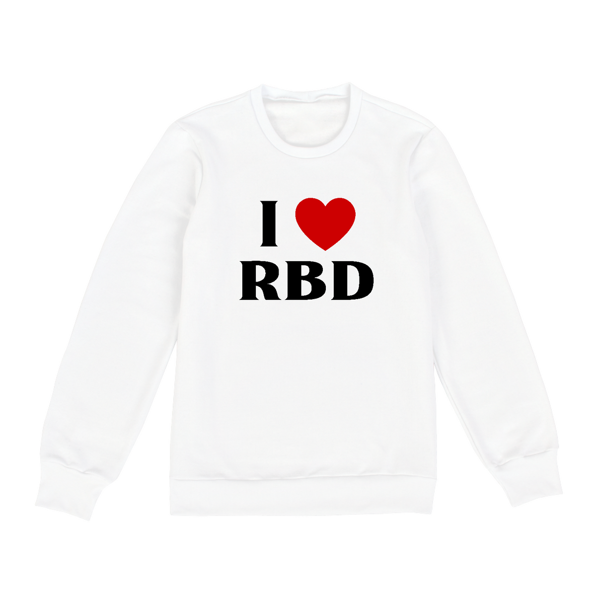 Nome do produto: Moletom Unissex - I <3 RBD